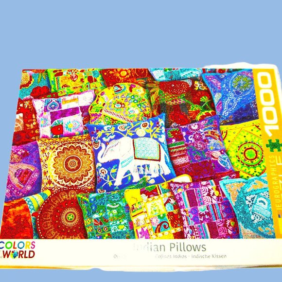 Venice Italy,Indian Pillows,BeiBiLa love Parrots High End 1000 Piece Puzzles Pre - Picture 8 of 12